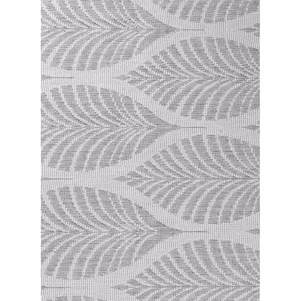 THE RUGS Liora Reversible Indoor Outdoor Trellis Flat Woven Rug in White and Beige, W: 200 cm, D: 290 cm – 1
