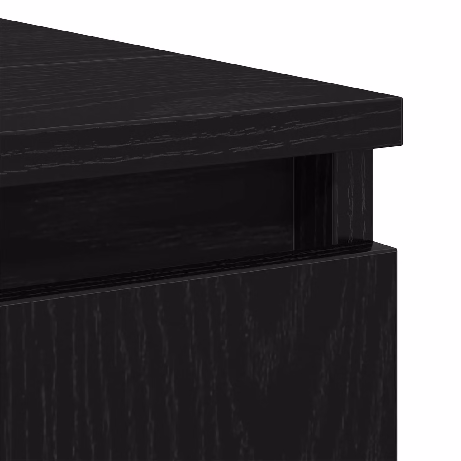 Berkfield Home Modern Black Oak Sink Cabinet, W: 58 cm, D: 33 cm, H: 60 cm – 5