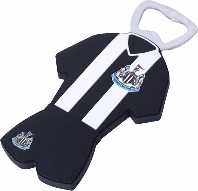 Newcastle United FC Magnetic PVC Bottle Opener in Black