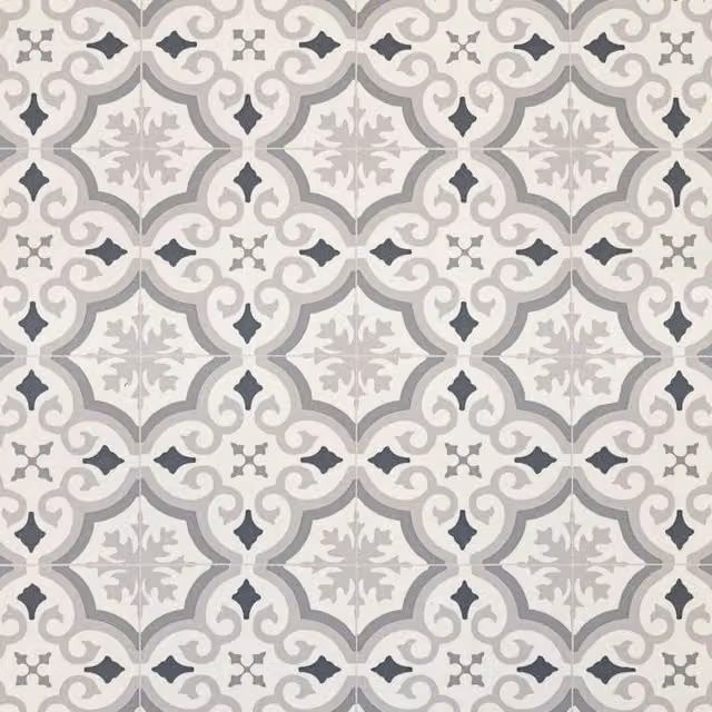 Vinyl Flooring UK Grey Designer Effect 2.0mm Non Slip Vinyl Flooring W: 200 cm, L: 500 cm