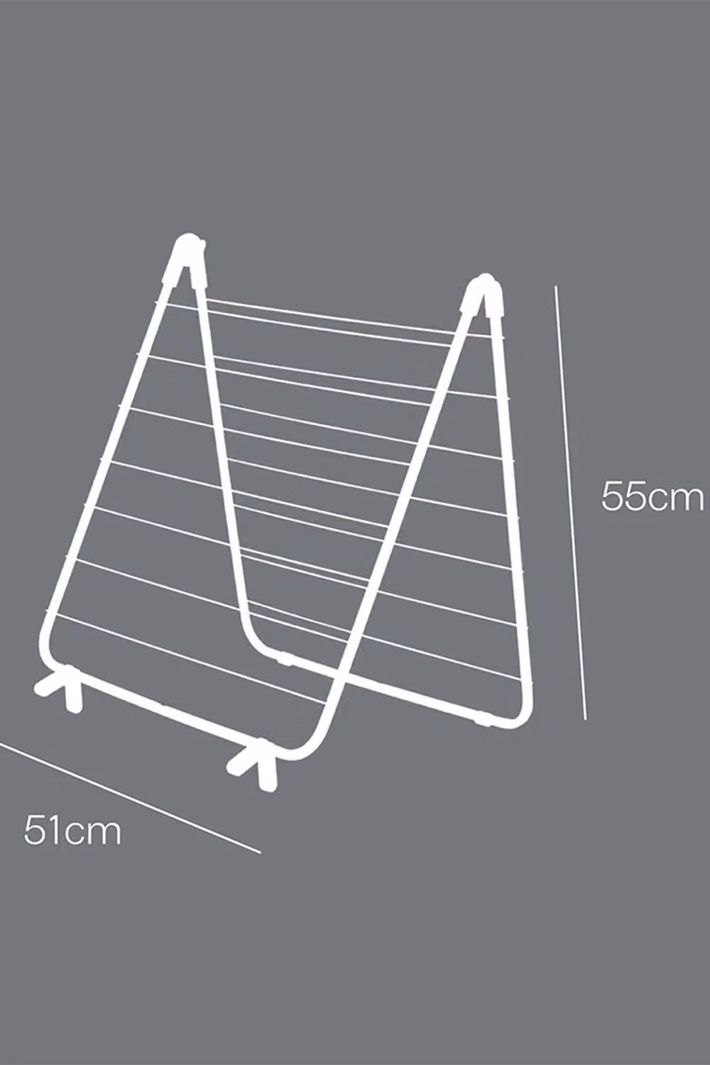 Metaltex Nevis Over-The-Bath Metal Laundry Airer Dryer - Grey – 3