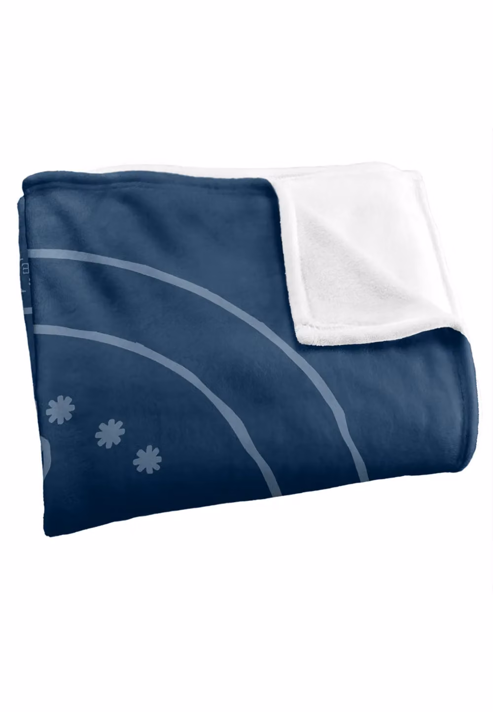 LOGOVISION White and Multicolour Fluffy Fleece Throw Blanket, W/D/H: 152 x 127 cm – 2
