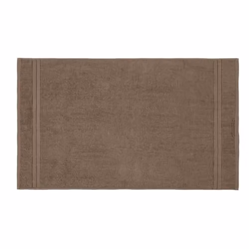OHS 4 Pack of Fluffy Cotton Terry Hand Towels with Hanging Loops in Brown and Beige – 3