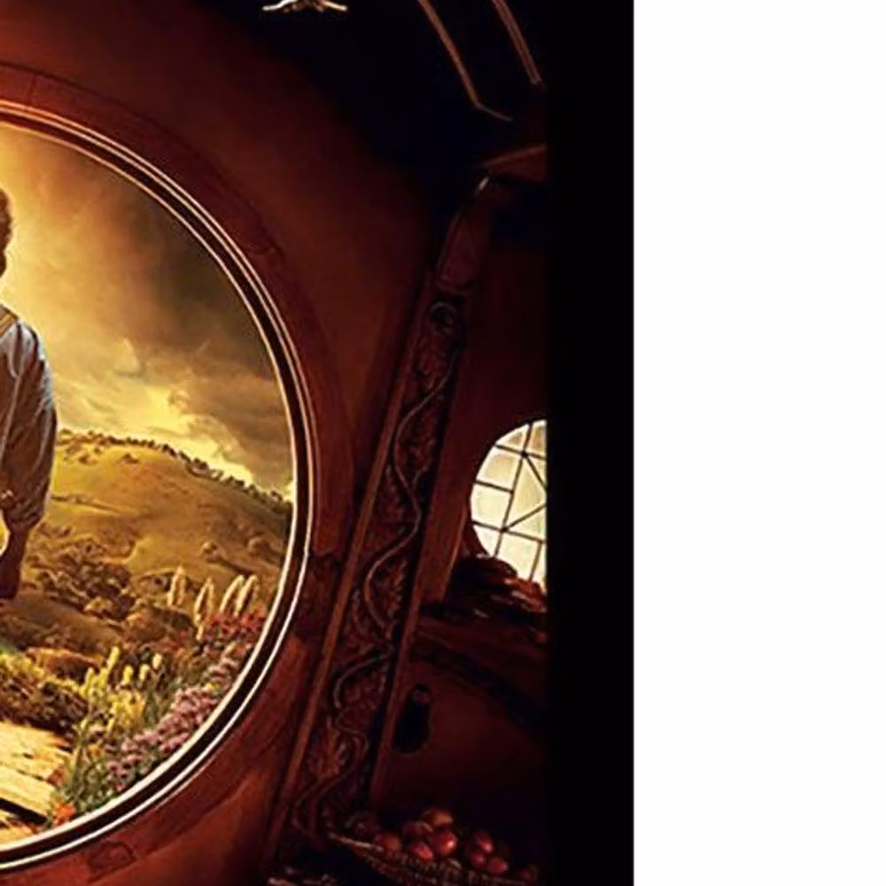 The Hobbit An Unexpected Journey Framed Multicolour Paper Movie Poster – 2