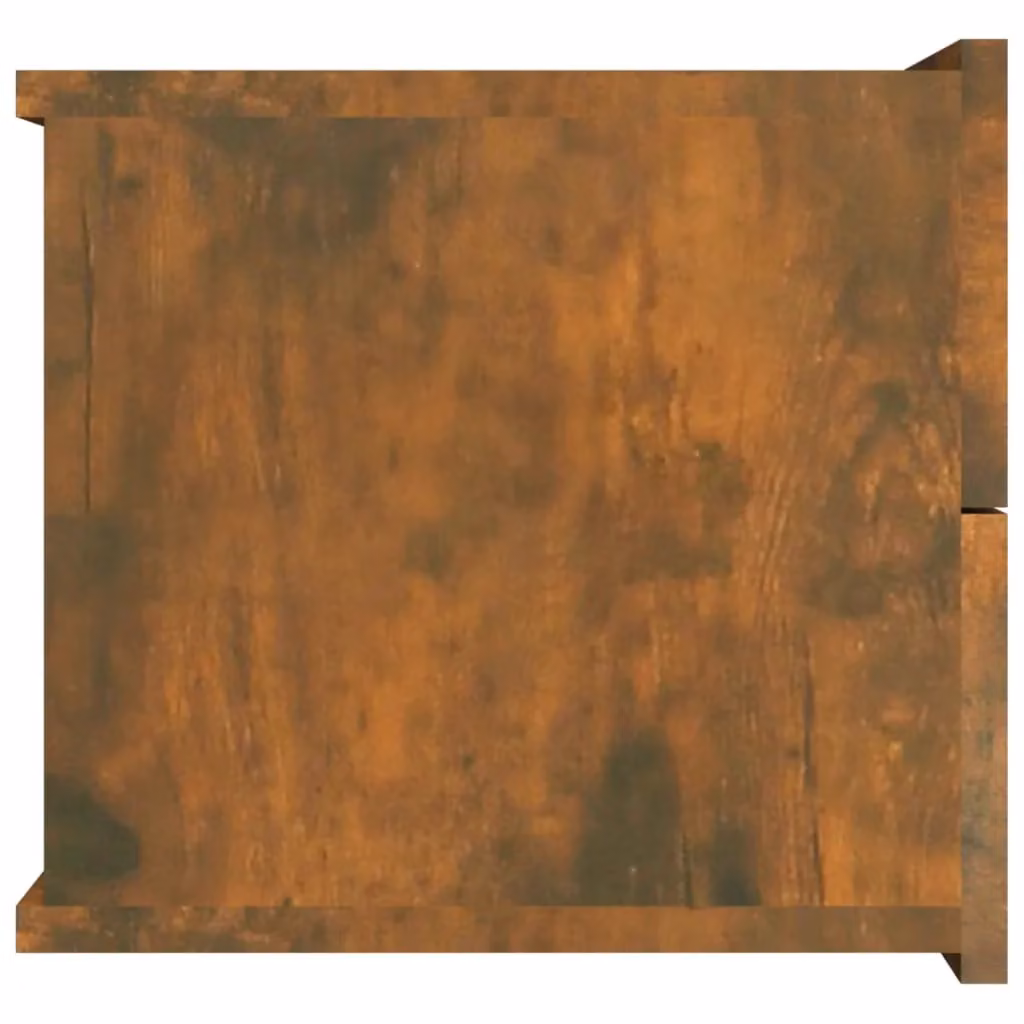 Berkfield Home Smoked Oak Bedside Cabinet in Brown, W/D/H: 40 x 30 x 30 cm – 4
