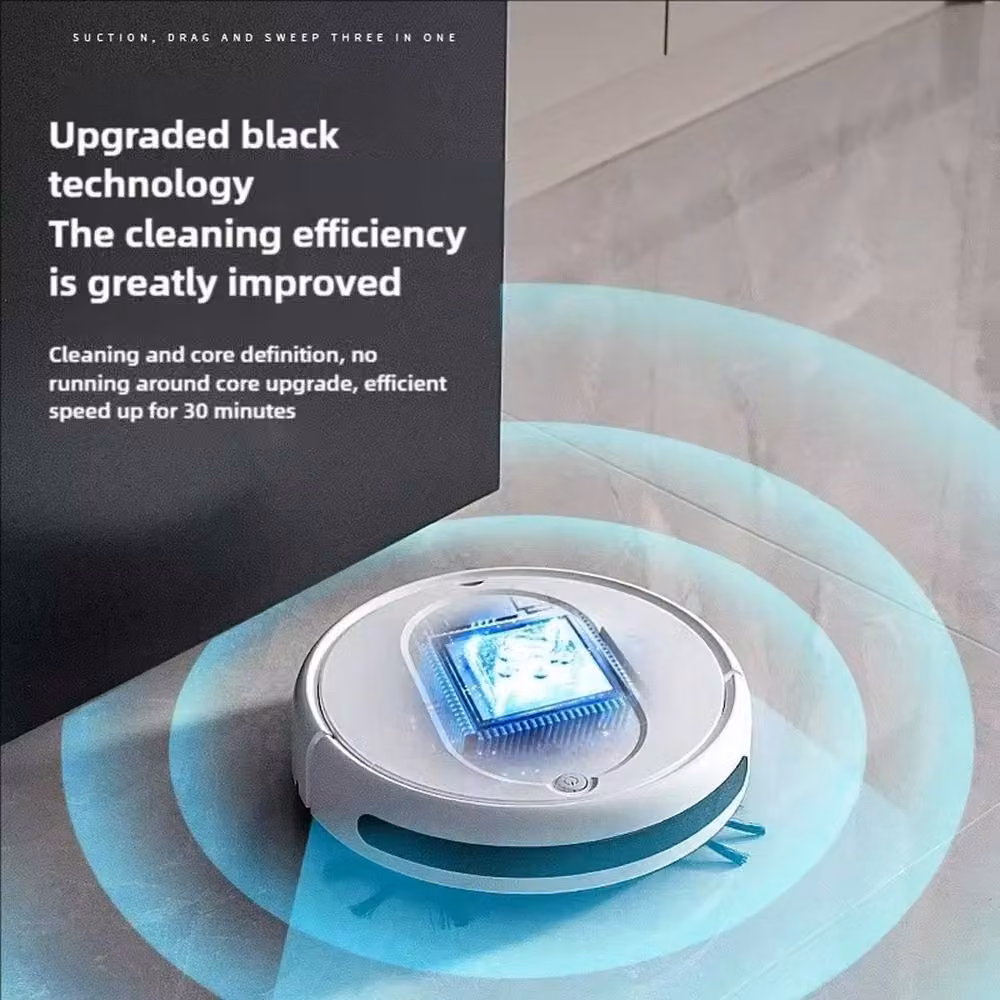 Ventryn Robot Vacuum Mop Combo with Silent Obstacle Avoidance for Tile Floors, White – 2