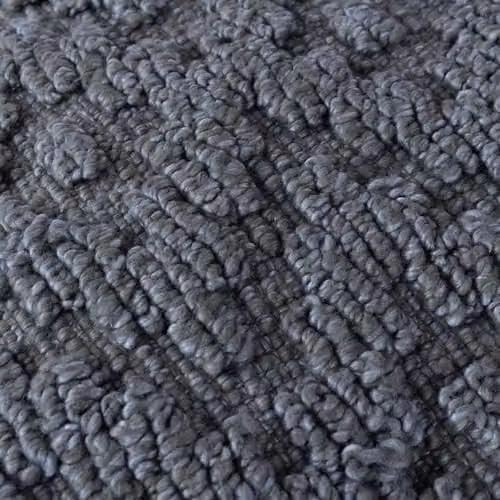 Riva Home Dusk Grey Square Textured Cushion, W/D/H: 50 x 50 x 50 cm – 3