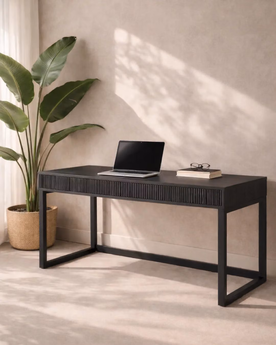 Tommy Franks Costine Black Writing Desk