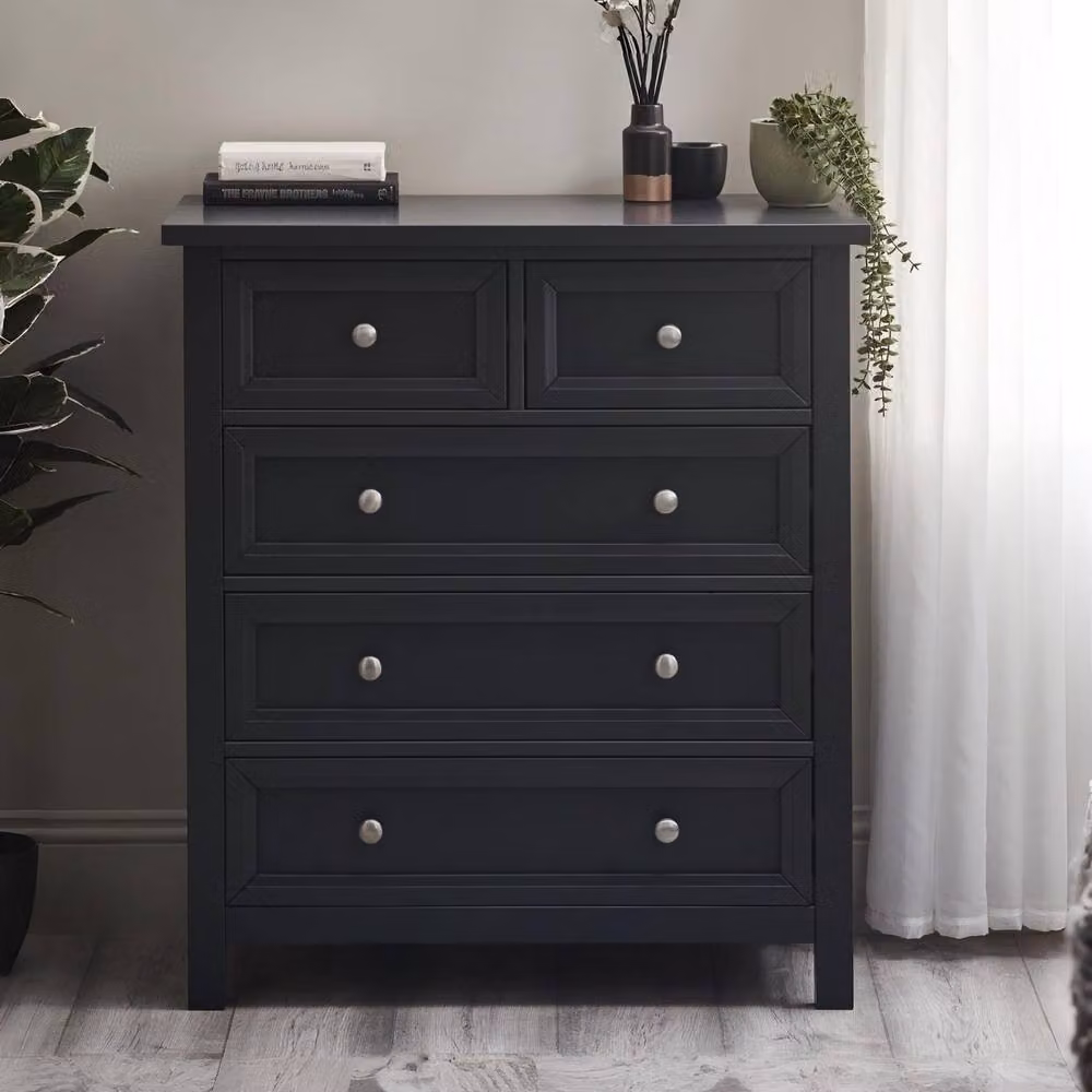 Cheshire Premium Solace 3 + 2 Drawer Chest in Anthracite Grey – 3