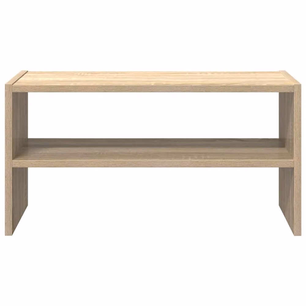 Berkfield Home Stackable Shoe Rack in Sonoma Oak Brown, W: 60 cm, D: 30 cm, H: 30.5 cm – 3