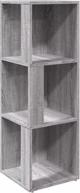Berkfield Home Corner Cabinet in Grey Sonoma, W/D/H: 33 x 33 x 100 cm – 1