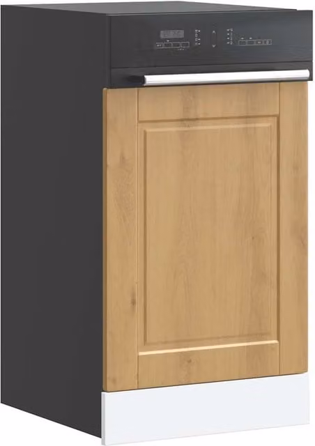Berkfield Home Porto Artisan Oak Dishwasher Panel, Brown, W: 45 cm, H: 67 cm, Engineered Wood