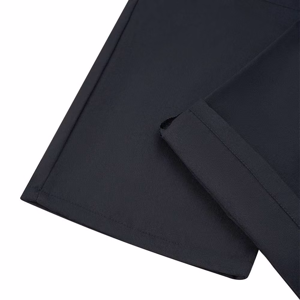 FLAVORA Men's Heavy Duty Bib and Brace Overalls Work Trousers, Black, 4XL – 6