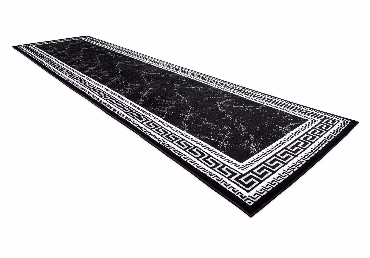 RugsX Gloss Runner in Black, W: 60 cm, L: 300 cm – 4