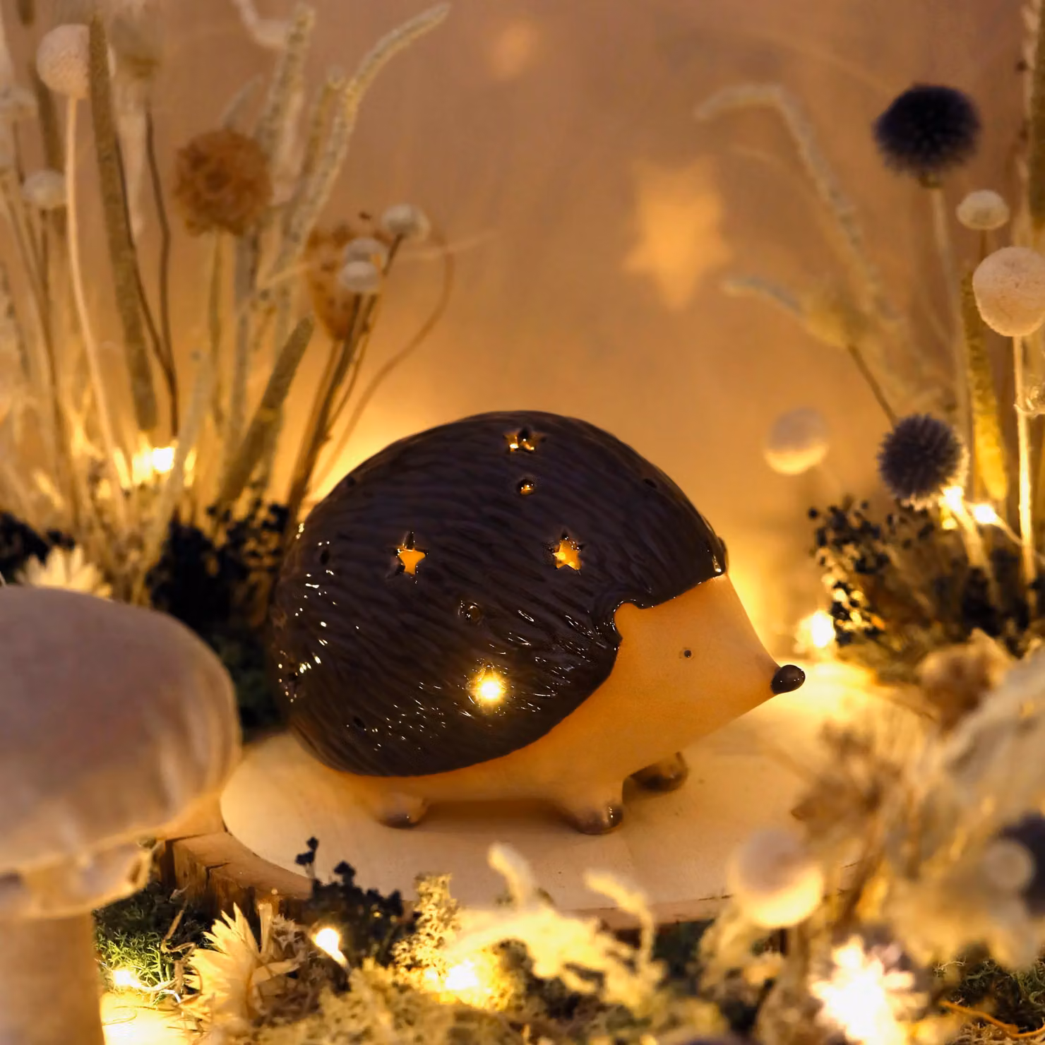 Lisa Angel Mr Prickles LED Hedgehog Ceramic Light in Brown – 2