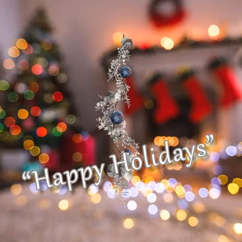 VFM e-Store Christmas Velvet Pumpkin Leaves and Berries Garland in Blue, W/H: 28 x 120 cm – 3