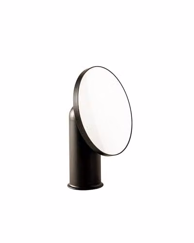 COSMIC Black 5x Magnifying Freestanding Mirror, W/D/H: 18 x 8.5 x 24 cm