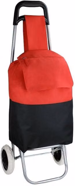 Derby Of Sweden Sky 27L Shopping Trolley in Red, H: 50 cm, W: 30 cm, D: 20 cm – 1