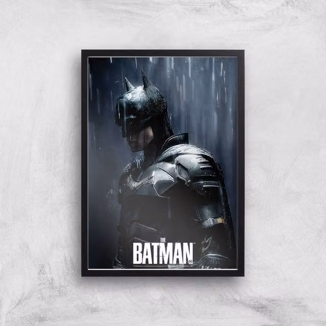 Batman Gotham City Multicolour Giclee Art Print on Paper, A2
