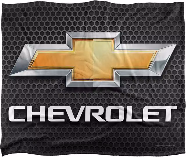Chevrolet Chevy White Super Soft Microfibre Fleece Throw Blanket W/D/H: 152 x 127 cm – 6