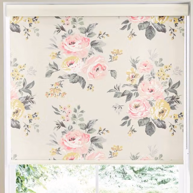 Cath Kidston Vintage Bunch Floral Made to Measure Roller Blind, Multicolour and Beige