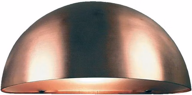 Nordlux Scor Copper Outdoor Wall Light for Garden and Stairs, E14, IP33, Saltwater Resistant – 1