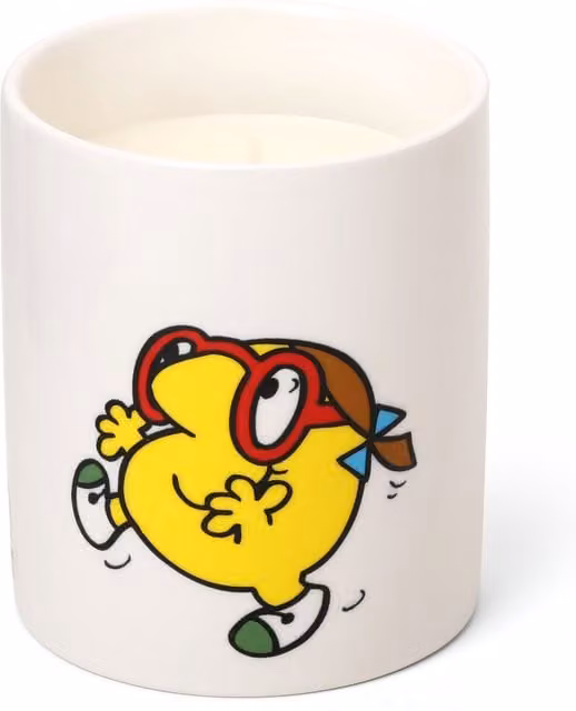 Mr. Men And Little Miss Busy Quoted Lemon and Mandarin Scented Votive Candle, White, 210g