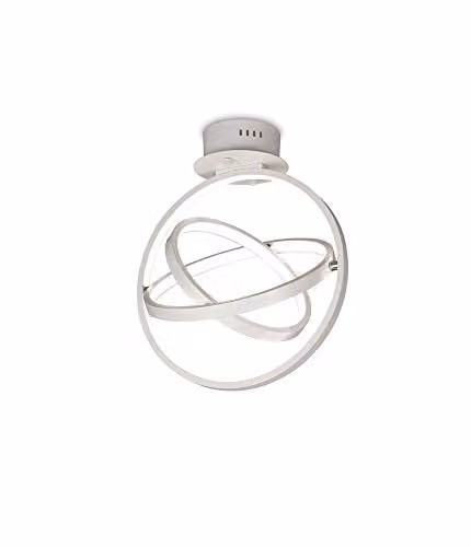 Netlighting Orbital 3-Ring LED Ceiling Light, White, Diameter: 35 cm, 40W, 1510lm, 3000K Warm White