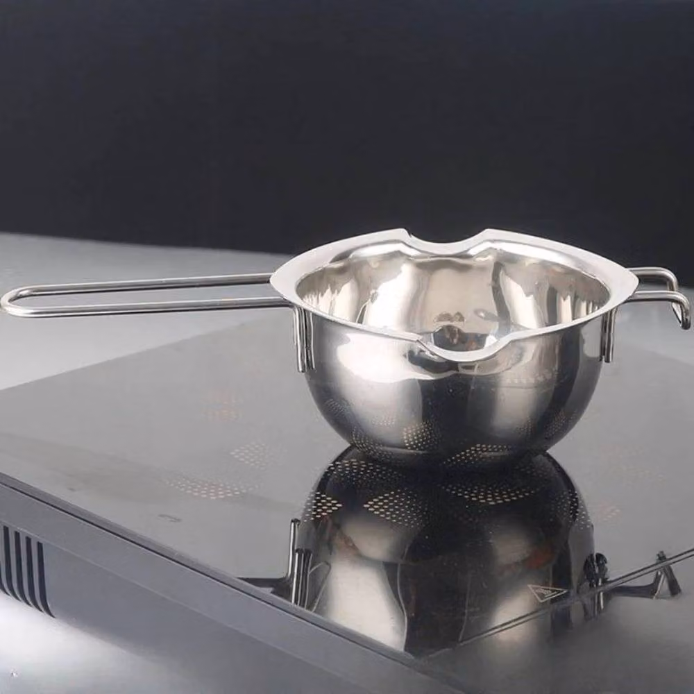 KORVIXA Port Double Boiler Water Bath Pot in Silver, Stainless Steel, 100 cm – 2