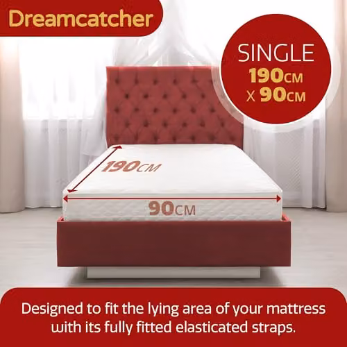 Dreamcatcher Sherpa Single Electric Blanket in White, W/D/H: 90 x 190 cm – 2