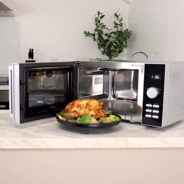 Statesman Digital Combination Microwave with Grill and Convection, 900 W, 25 Litre, Silver – 6