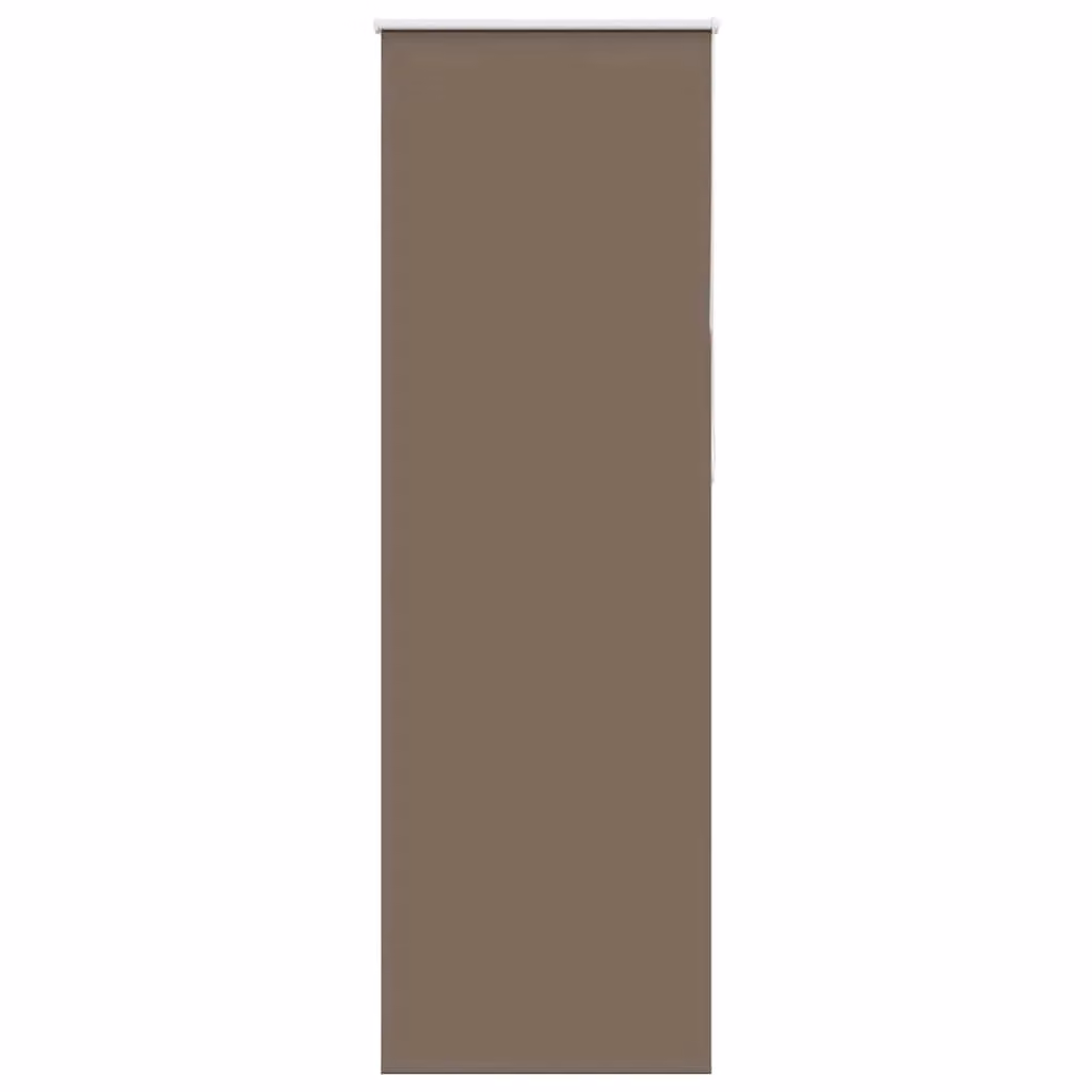 Berkfield Home Coffee Blackout Roller Blind, Brown Polyester, W: 70 cm, H: 210 cm – 2