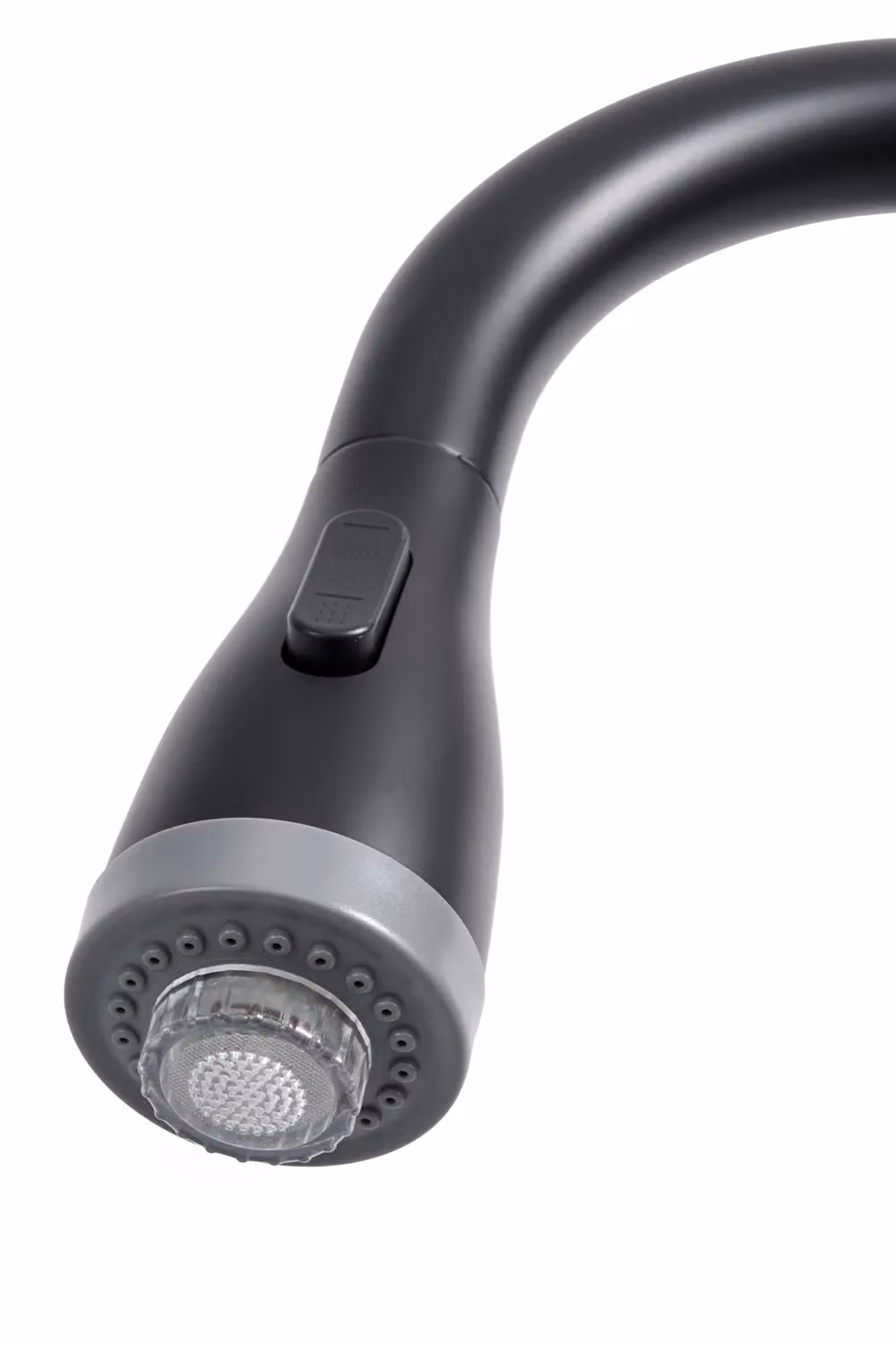 Living and Home 304 Stainless Steel Kitchen Faucet with LED Light in Matt Black featuring Pull Out and Swivel Spout – 8