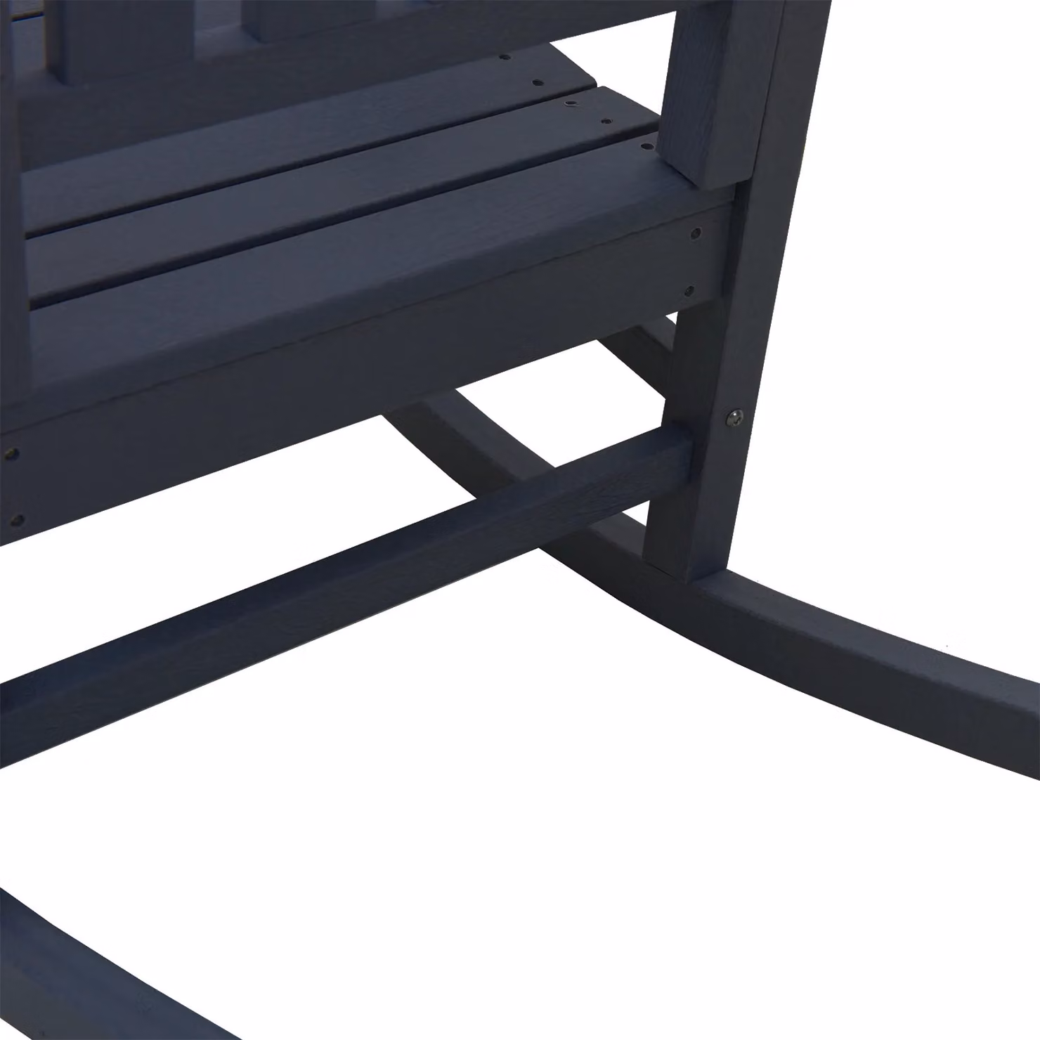 Berkfield Home Garden Rocking Chair in Navy Blue, W/D/H: 70 x 92 x 108 cm – 6
