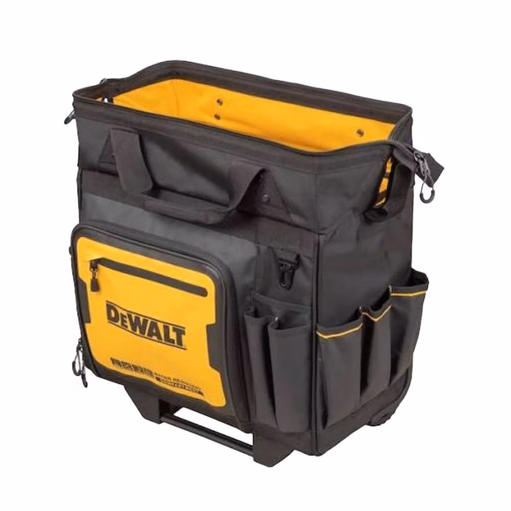 DeWalt Pro Wheeled Textile Tool Bag in Black, W: 46.5 cm, D: 31.0 cm, H: 1.0 cm – 3