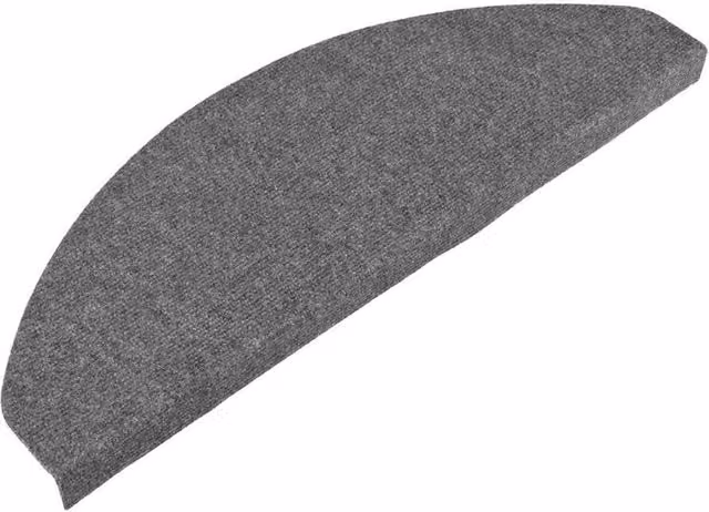 Berkfield Home Self-adhesive Non-slip Stair Mats, Grey, 15 Pack, W/D/H: 65 x 22.5 x 3.5 cm – 1