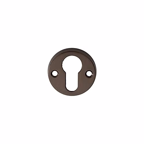 Loops Matt Bronze Euro Profile Open Escutcheon Plate – 2