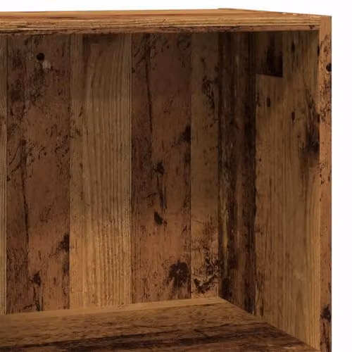 vidaXL Modern Bookcase in Old Wood Brown, Engineered Wood and MDF, W: 60 cm, D: 30 cm, H: 77 cm – 5