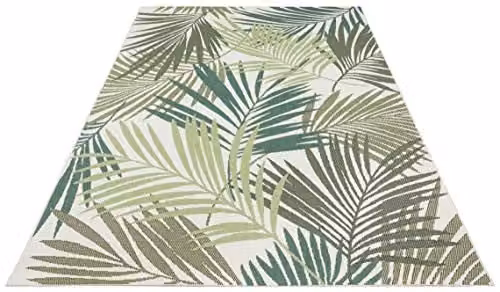 Hanse Home Vai Indoor and Outdoor Woven Rug, Green, W: 80 cm, L: 150 cm – 4