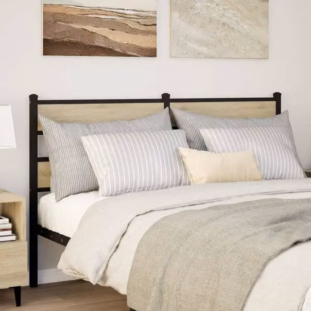 Berkfield Home Sonoma Oak Headboard in Brown, Width: 135 cm – 1