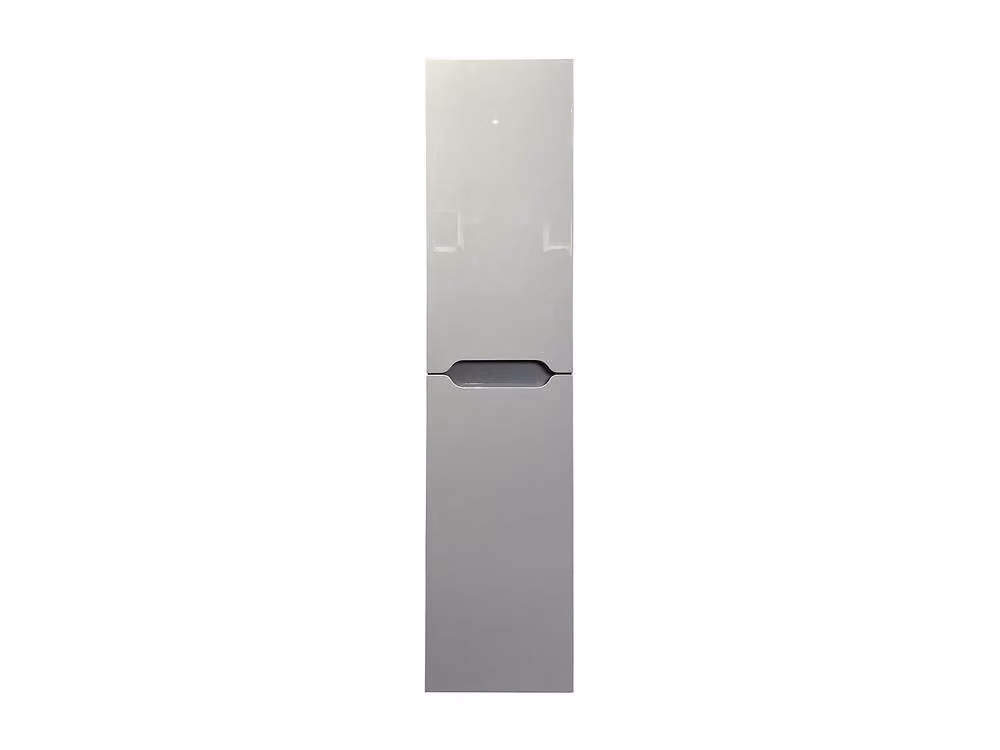 Vente-unique STEFANIE Suspended Bathroom Column, Grey, W/D/H: 30 x 30 x 120 cm – 2