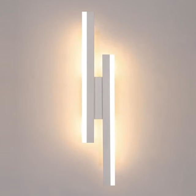 Pheashine Modern LED Acrylic Wall Lamp in White with Tri-colour CCT Settings – 1