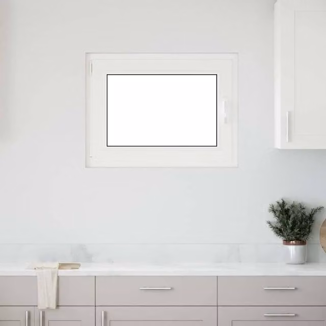Berkfield Home RISOR Basement Tilt and Turn Window, Anthracite, W: 80 cm, H: 70 cm