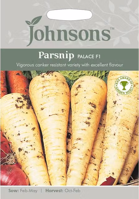 Johnsons Palace F1 Parsnip Vegetable Seeds