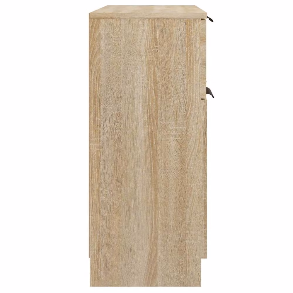 Berkfield Home Sonoma Oak Sideboard in Light Tan Beige, W/D/H: 60 x 30 x 70 cm – 3