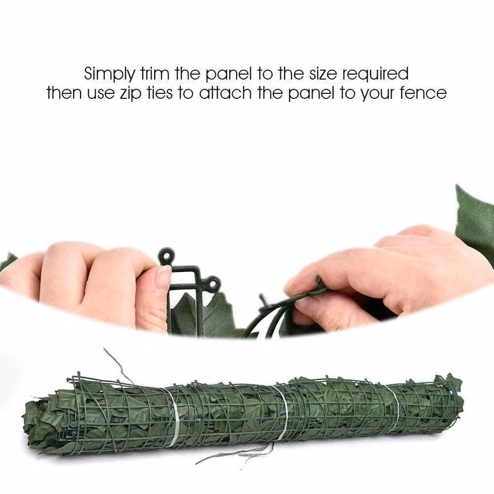 NESTLUNE Artificial Ivy Hedge Roll Green, W/H: 100 x 100 cm – 5