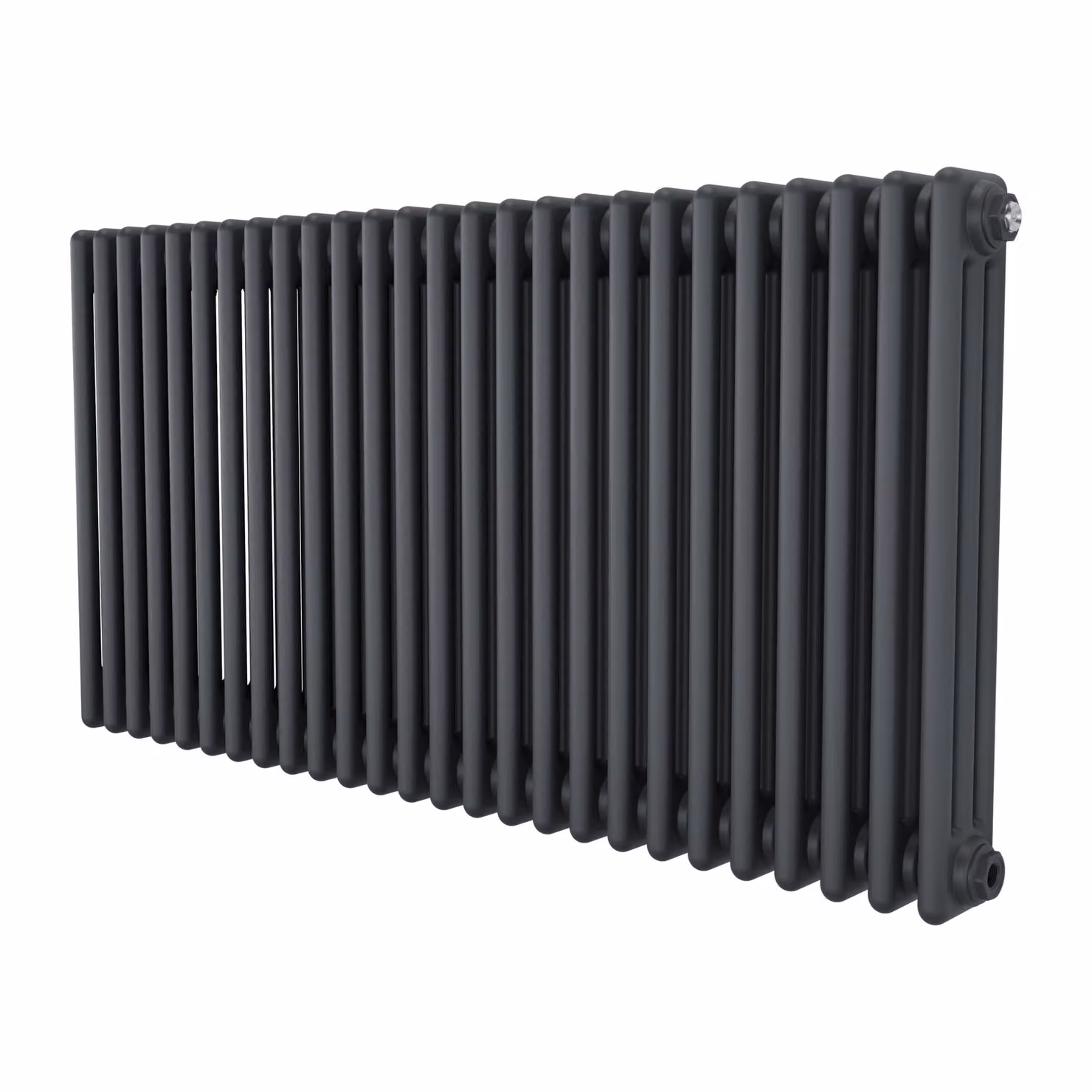 Agadon Kylo 3 Column Radiator in Dark Grey, W/D/H: 60.0 x 60.0 x 159.5 cm – 2