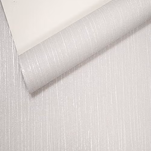 Grandeco Glitz Plain Silver Grey Abstract Modern Washable Paper Wallpaper