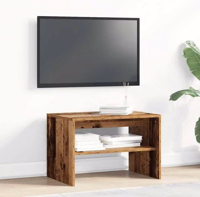 Berkfield Home Rustic TV Cabinet in Brown Engineered Wood W/D/H: 60 x 40 x 40 cm – 1