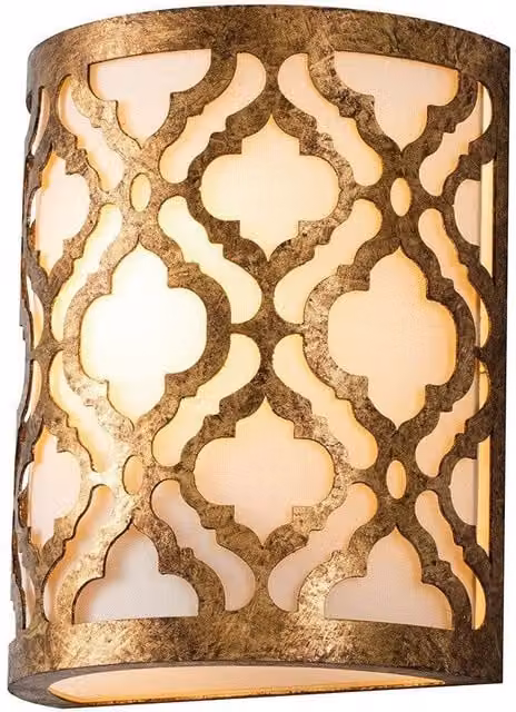 Netlighting Arabella Gold Moroccan Style Indoor Wall Light with E27 Socket – 1